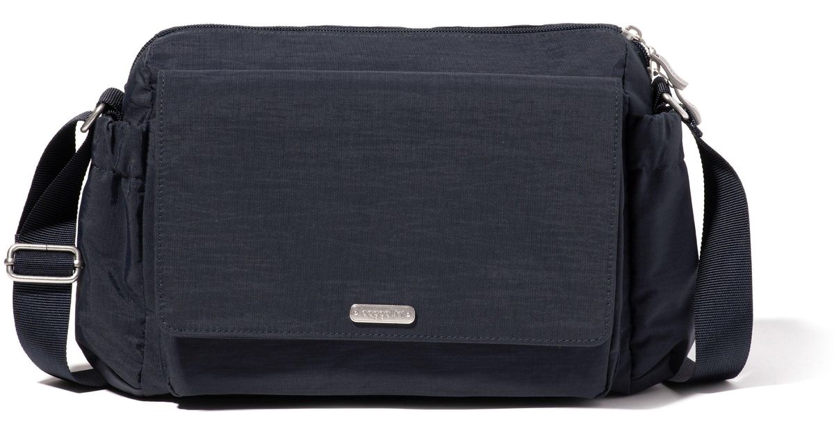 Baggallini Daily Machine Wash Messenger Bag in Black Lyst