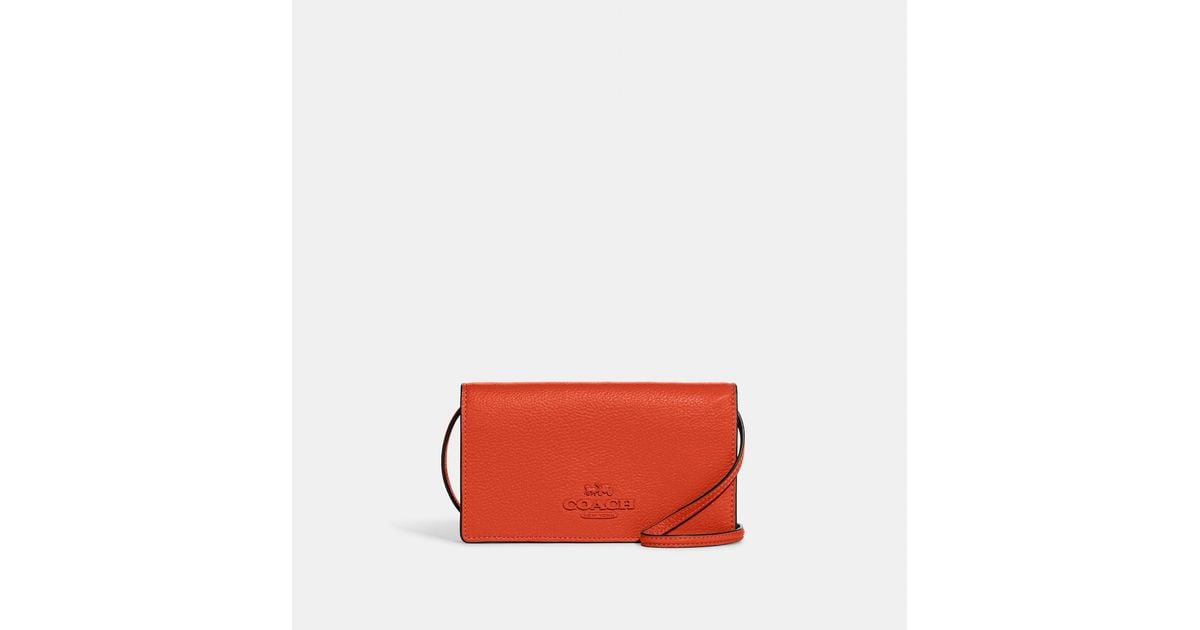 Coach outlet red discount purse