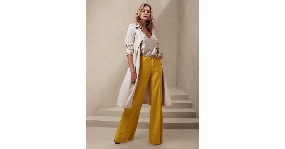 Banana republic hotsell yellow pants