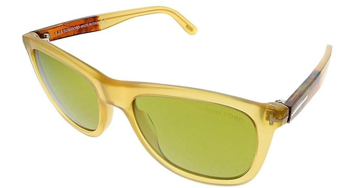 Tom Ford ANDREW Green Square Men's Sunglasses FT0500F-52N - Walmart.com