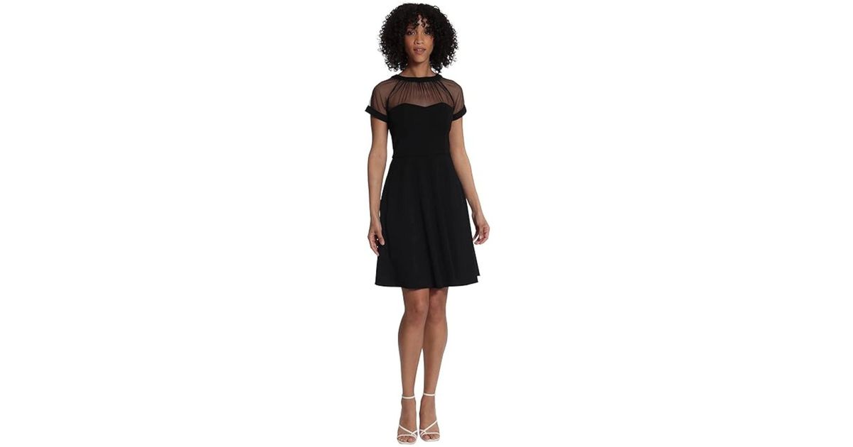maggy london black cocktail dress Amazon.com: Maggy London Women's Dresses Women's Elegant Long Sleeve Square Neck Midi Sheath Dress with Sparkling Trim