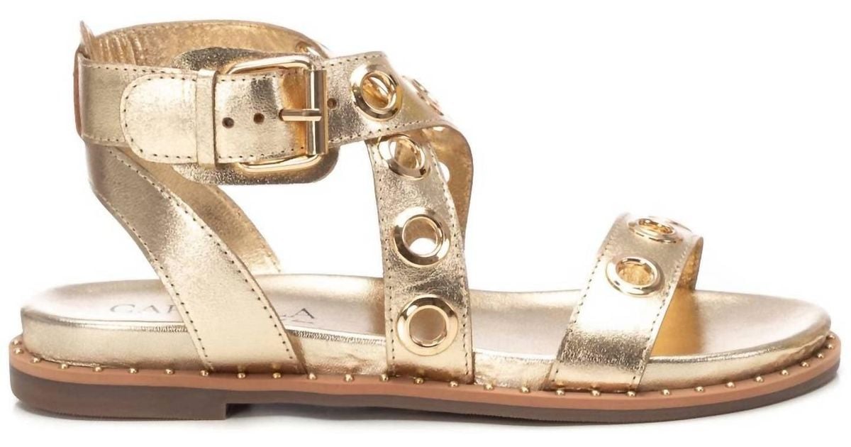 Eyelet-Detailing Sandals main image 1