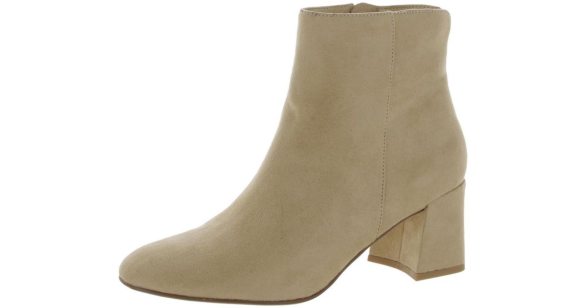 Chinese Laundry Daria Faux Leather Ankle Booties in Natural Lyst