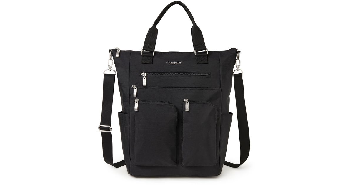 Baggallini All Set 3 In 1 Tote Backpack in Black Lyst