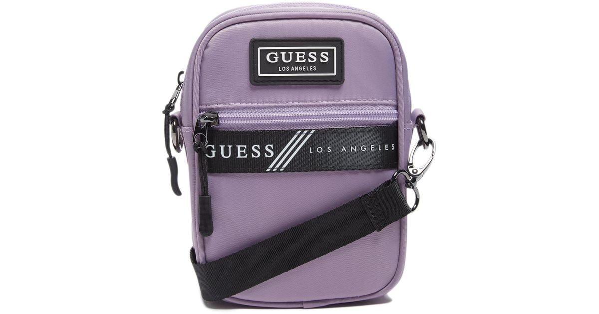  GUESS Logo-Tape Mini Tote Crossbody : Clothing, Shoes & Jewelry