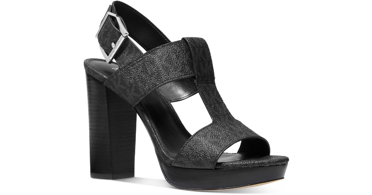 michael kors becker t strap