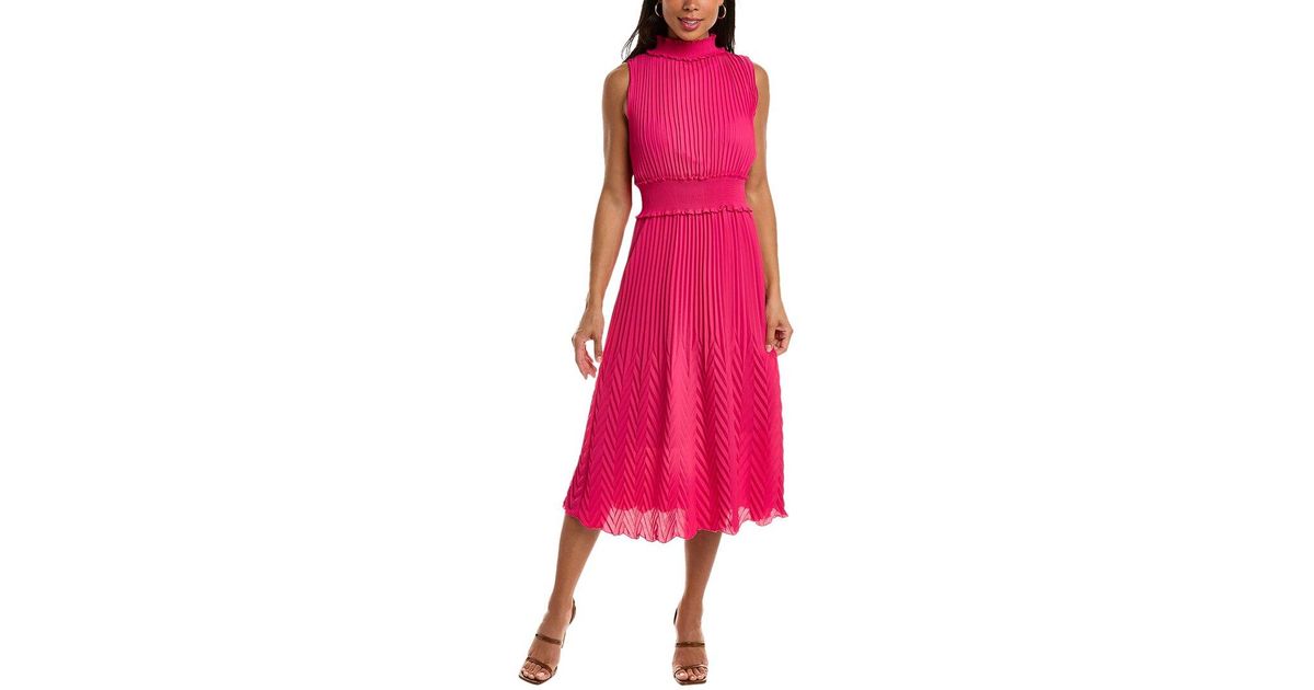 Nanette Lepore Christa A-line Dress in Pink | Lyst