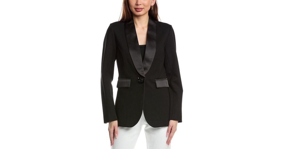 FLORA BEA NYC Charlene Blazer in Black | Lyst