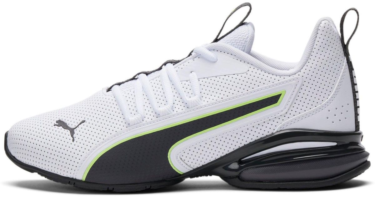PUMA Axelion Nxt Carbon Fs Running Shoes in White/Asphalt (White) Lyst