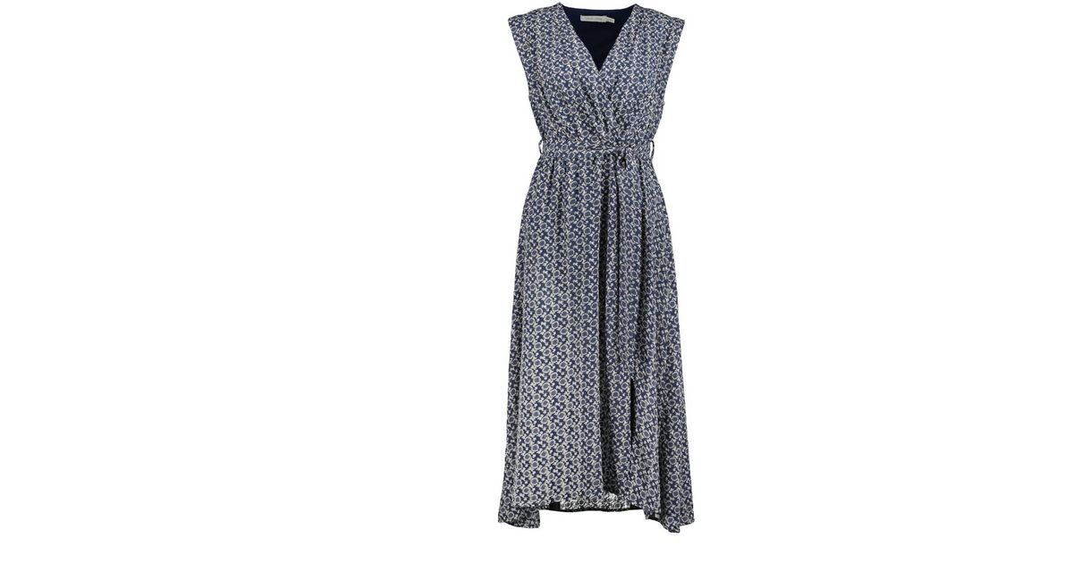 Bishop + Young Aeries Wrap Dress in Gray | Lyst