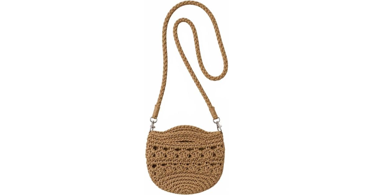 Hand Rlaxed Gab & Kate Alix Hand Woven Bucket Bag in White | Lyst