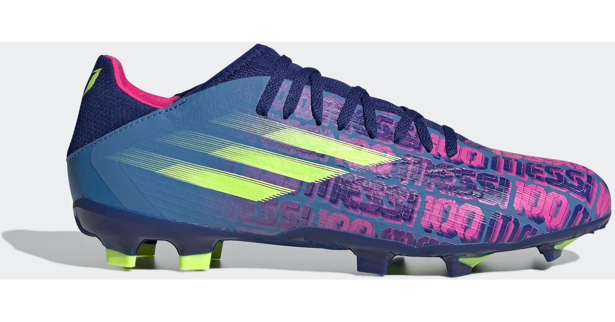 adidas X Speedflow Messi.3 Firm Ground Cleats in Blue for Men | Lyst
