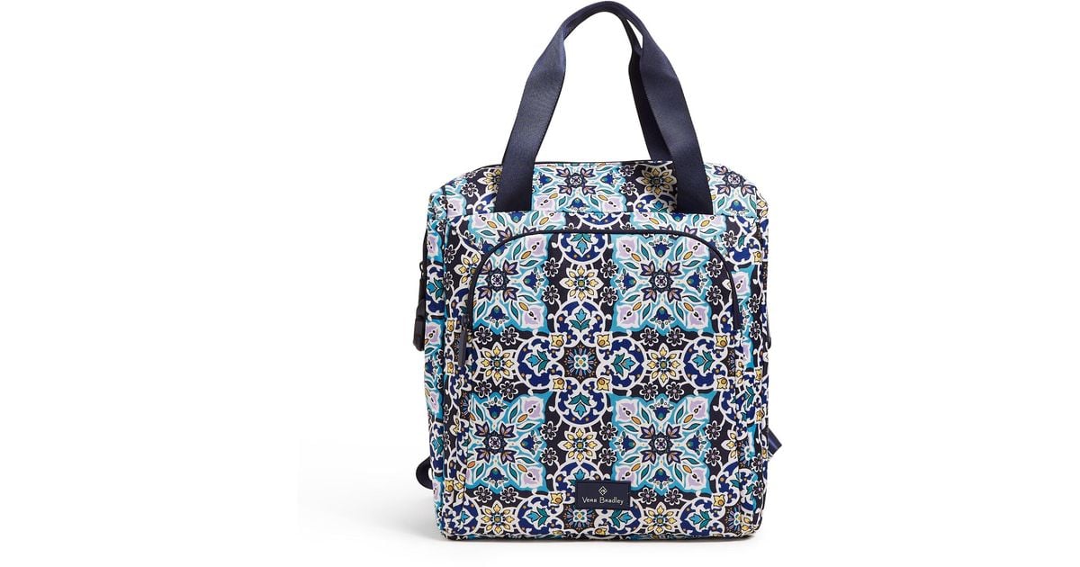 Vera Bradley Lighten Up Cooler Tote Backpack in Blue Lyst