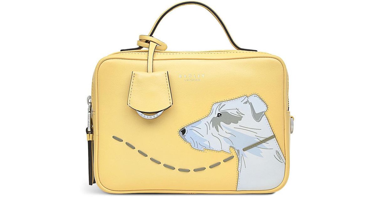 Radley Leather Radley And Friends Small Zip Top Crossbody in Metallic