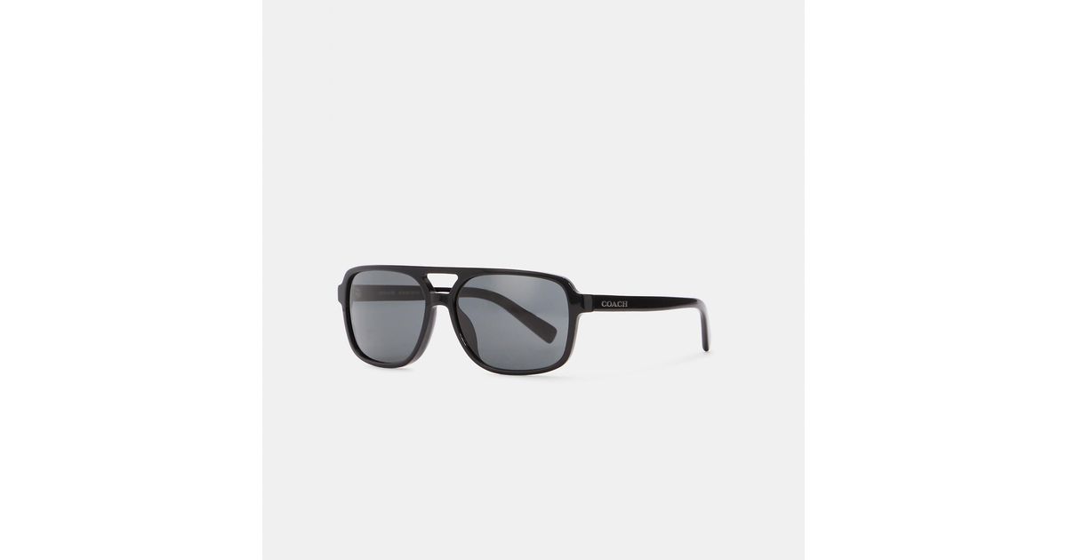 Coach aviator hot sale sunglasses outlet