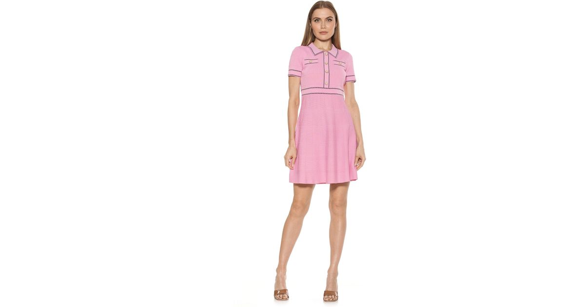 Alexia Admor Jenna Mini Dress in Pink | Lyst