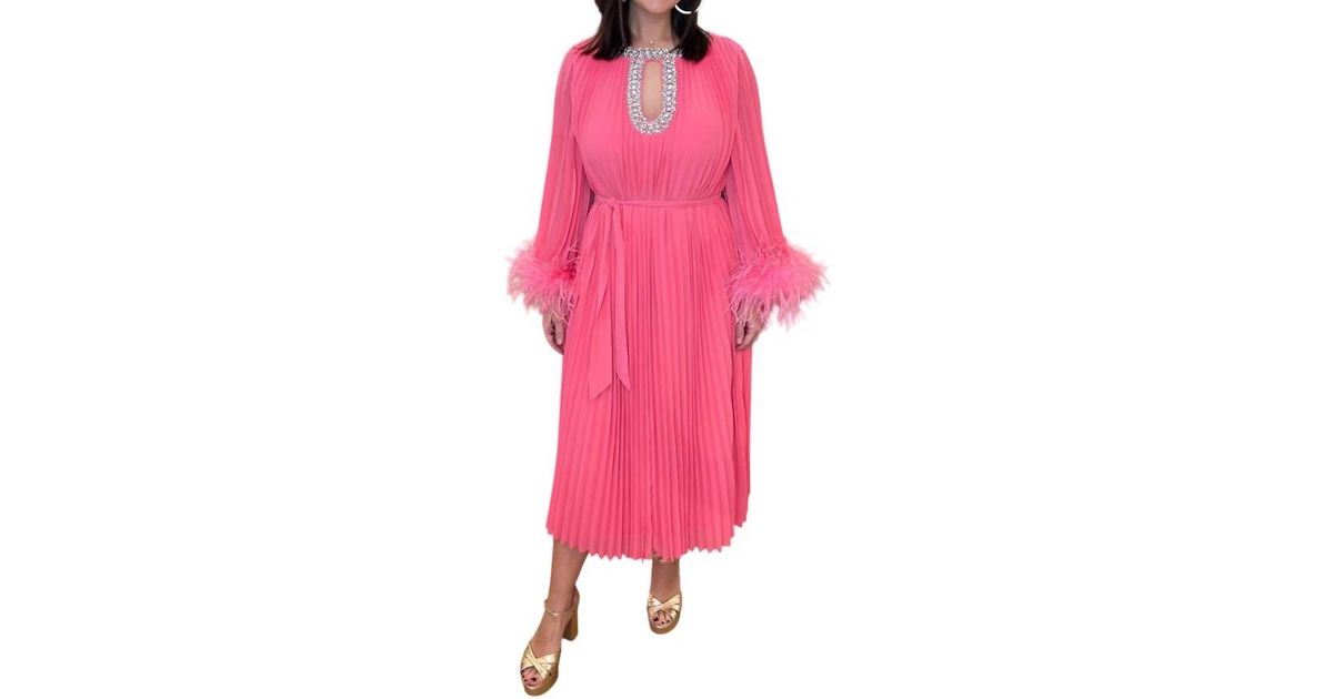 Flora Bea Pink Tulip Bonita Coat