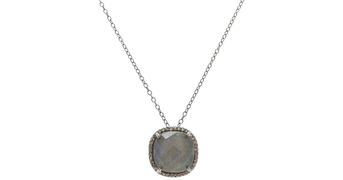 Adornia Fine Cushion Cut Labradorite 