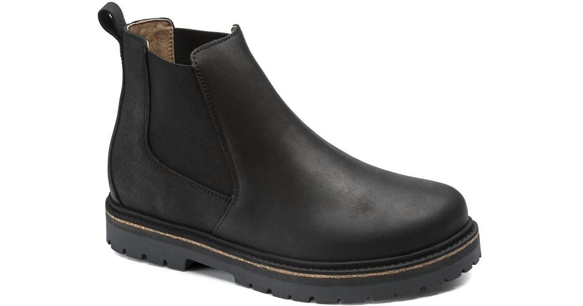 birkenstock stalon ankle boots in black
