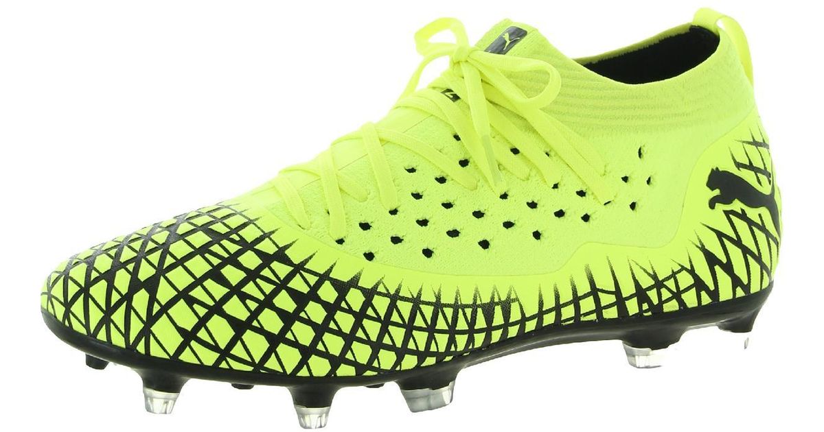 PUMA Future 4.2 Netfit Fg/ag Football Boots Lace Up Ankle Boots in Green  for Men | Lyst