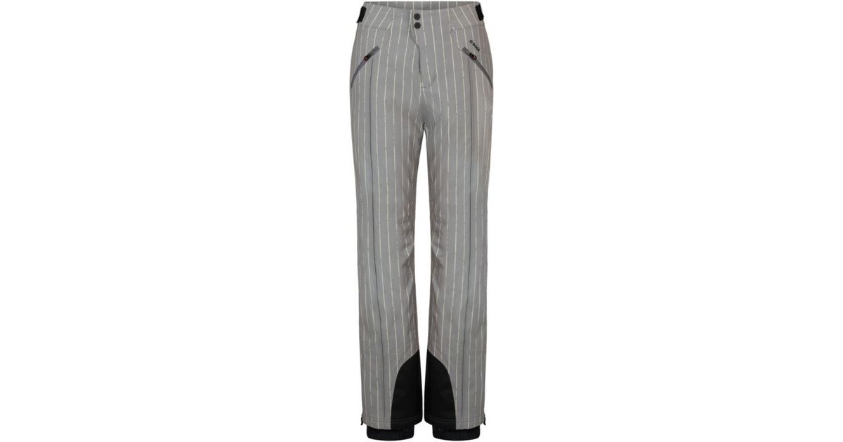 BOSS X Perfect Moment Pinstripe Ski Trousers in Gray for Men