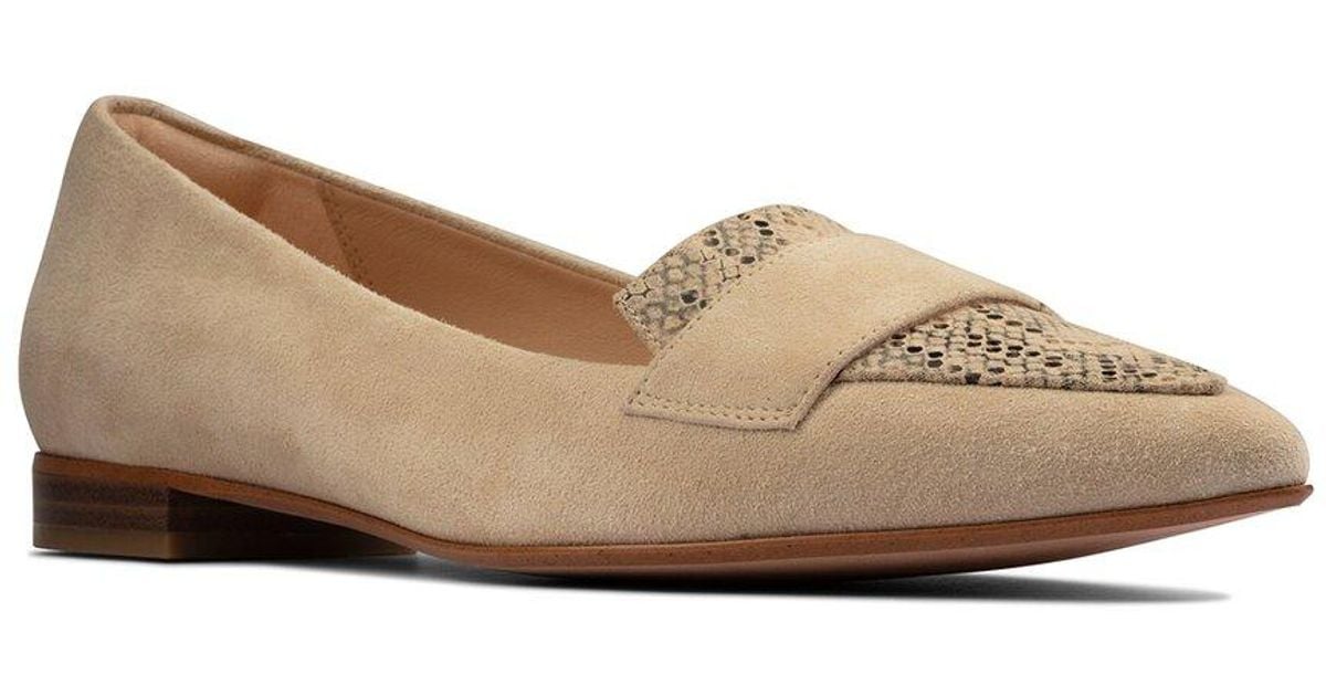 Clarks Laina15loafer2 Leather Shoe in Natural | Lyst