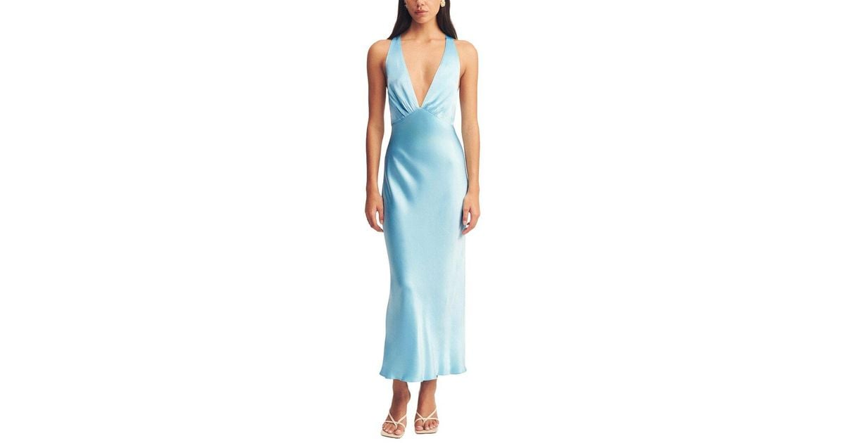 shona joy la lune backless midi dress Shona Joy, La Lune Plunged Cross Back Midi Dress Wedding Dress Save 51%