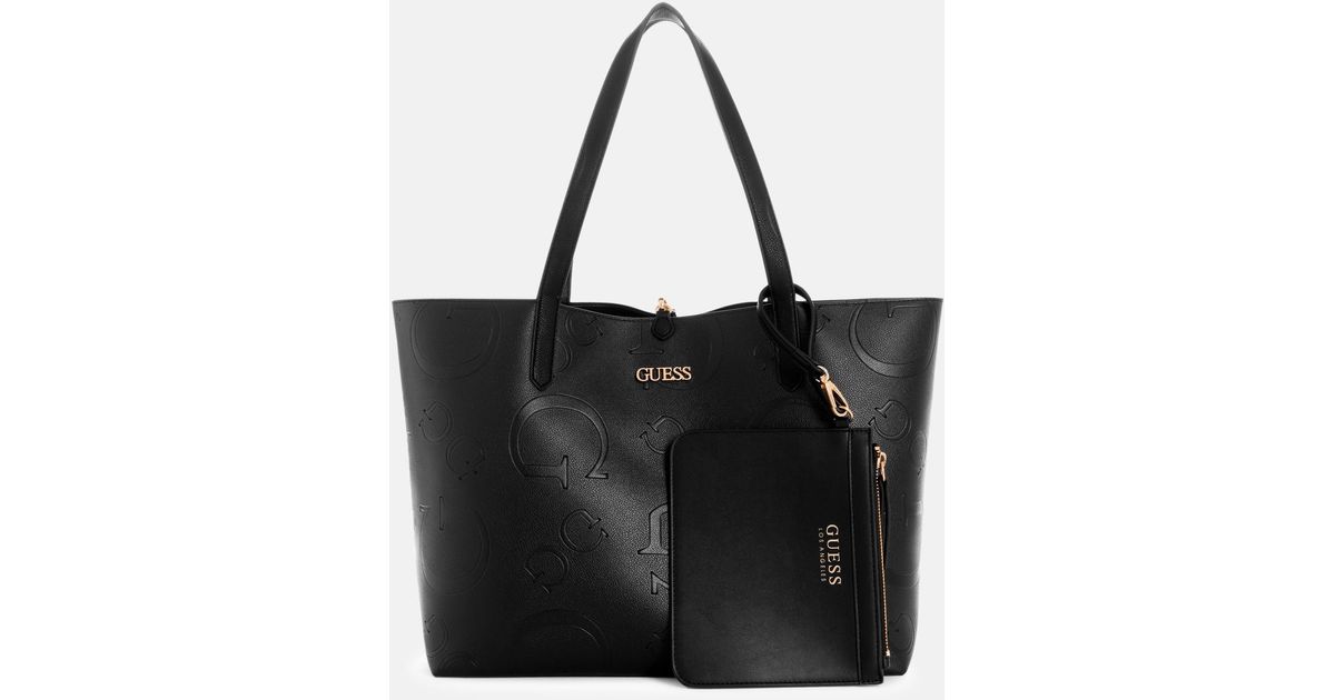 Guess Factory Tamron Reversible Logo Carryall in Black Lyst