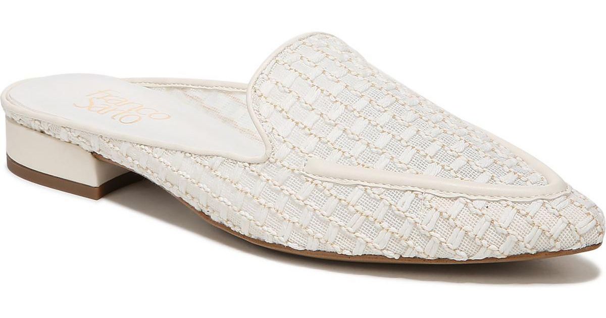 Franco sarto white mules sales