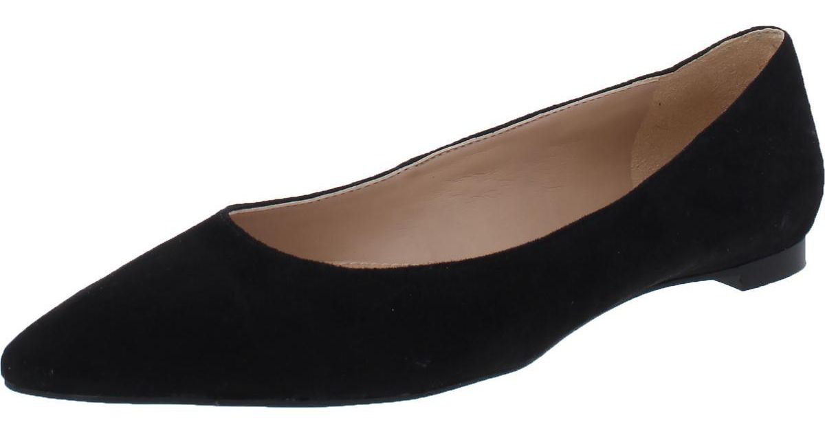Sam Edelman Sally Slip On Pointed Toe Flats in Brown | Lyst