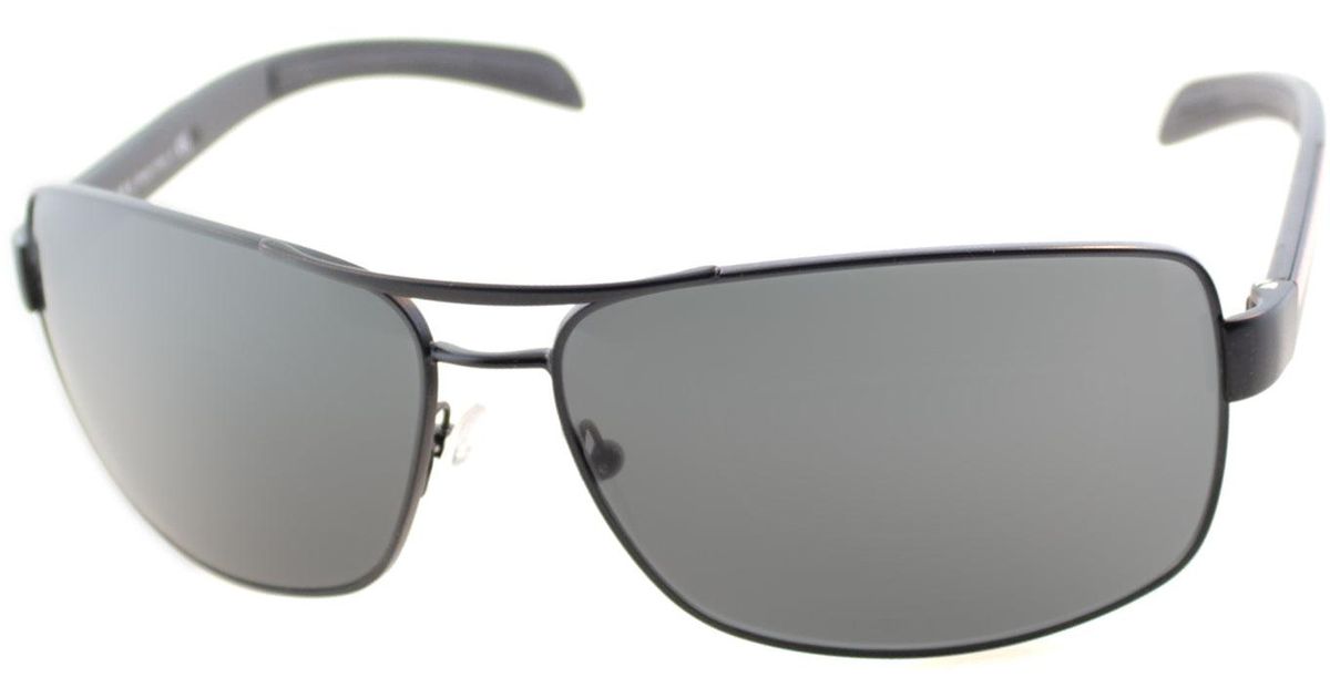 Prada Linea Rossa Ps 54is 1bo1a1 Aviator Sunglasses in Black Lyst