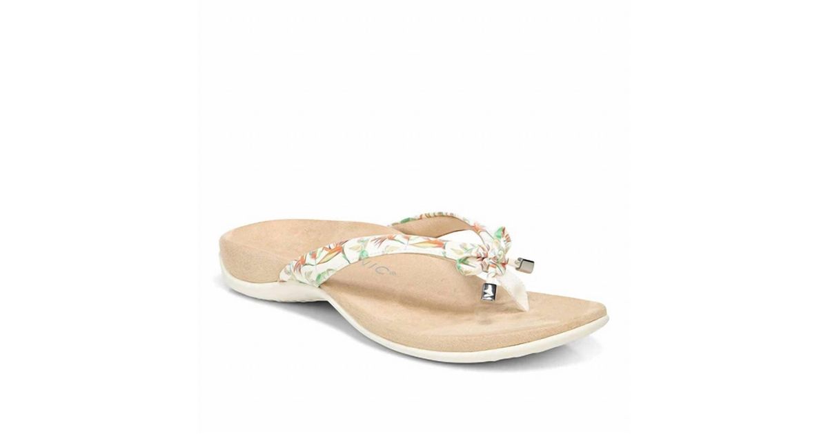 vionic bella bow flip flop