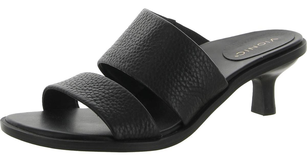 vionic black heels