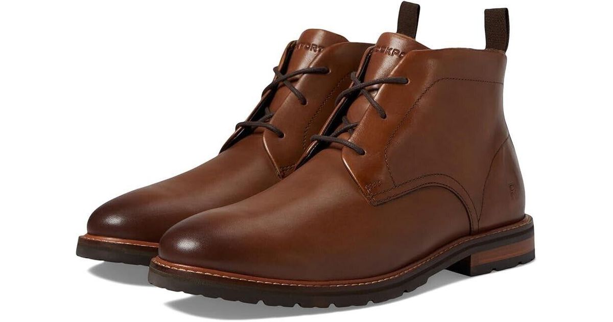Rockport Mens Caspe Brown Boots (NWT) Men main image 2