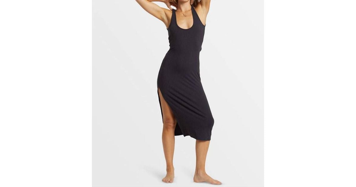 Billabong Take A Look Convertible Midi Dress in Blue | Lyst