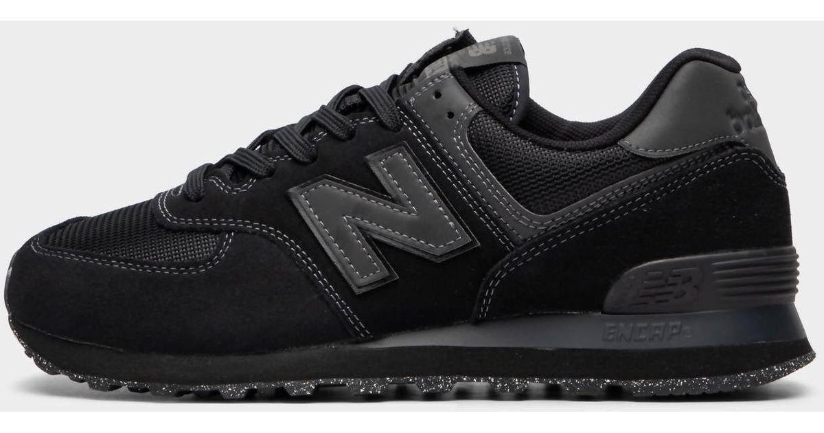 New Balance 574 Casual Shoes In Black for Men Lyst