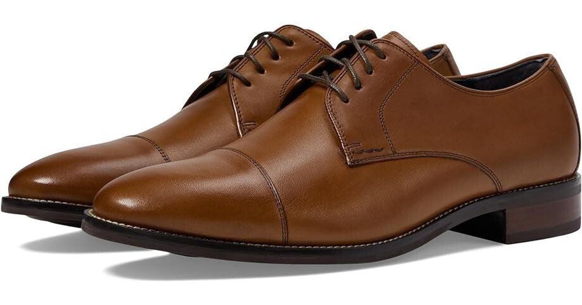 Cole Haan Oxford Shoes Brown Leather Lenox Hill Cap Toe Lace Up Size 8M Cole Haan Lenox Hill Split Toe Oxford British | Mercari main image 2