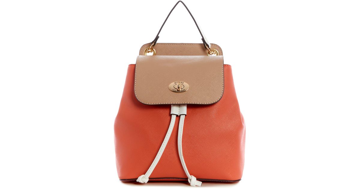 Guess Factory Savannah Backpack in Orange Lyst