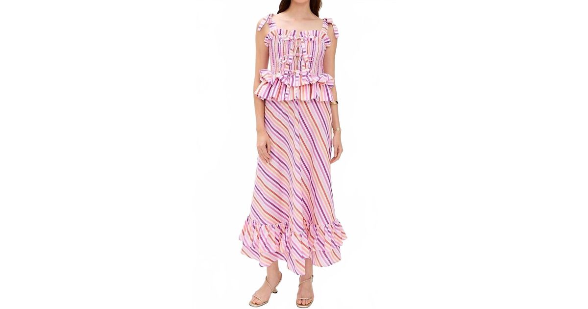 strapless open back dress CELIA B
