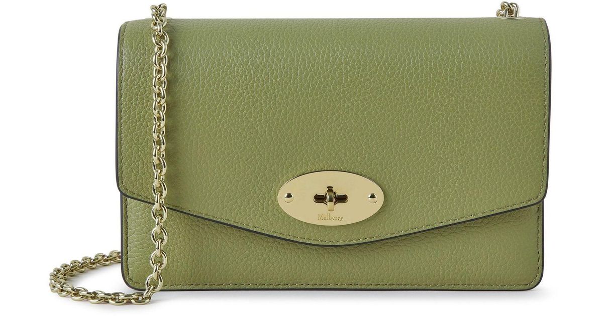Mulberry Small Darley in Green | Lyst