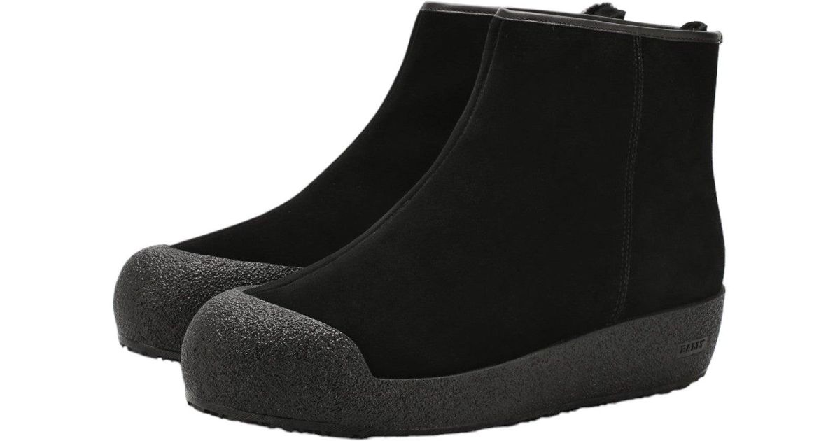 Bally Vegas 45mm wraparound-strap leather boots - Black