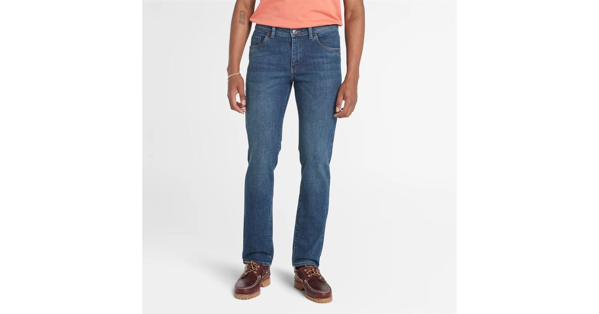 Timberland Squam Lake Stretch Denim Jeans in Blue for Men | Lyst