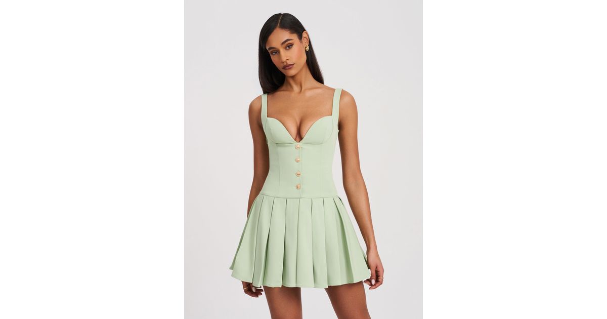 emerald green dress with black accessories Satin Floral Embellishments Color:#49-Dark Tan main image 0