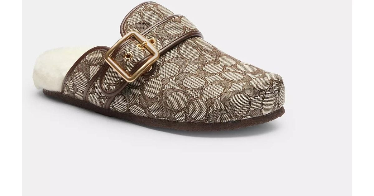 【COACH】Ashton Clog サンダル 在庫確認下さい CW680 COACH® Outlet | Ashton Clog In Signature Jacquard
