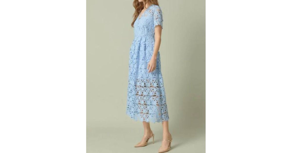 midi frill dress Patience Frill Midi Dress