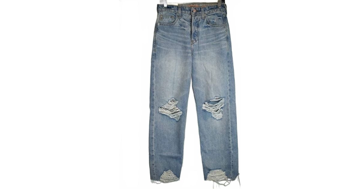 Ariat Ultra High Rise Tomboy Straight Jeans in Blue | Lyst