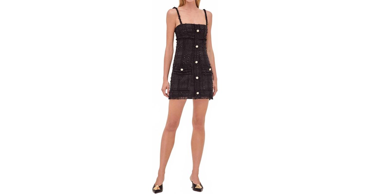 Alexis Michel Mini Dress in Black | Lyst Alexis Michel Mini Dress in Black | Lyst