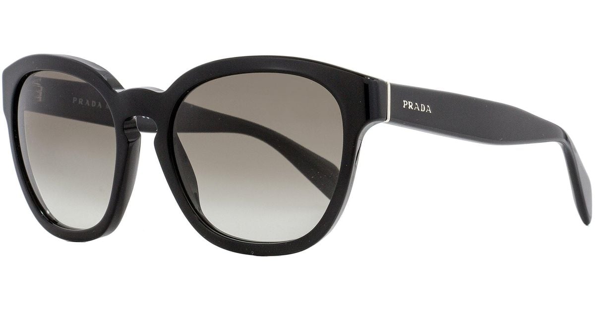 Prada Sunglasses Spr17r 1ab 0a7 Shiny Black 53mm Lyst 3124