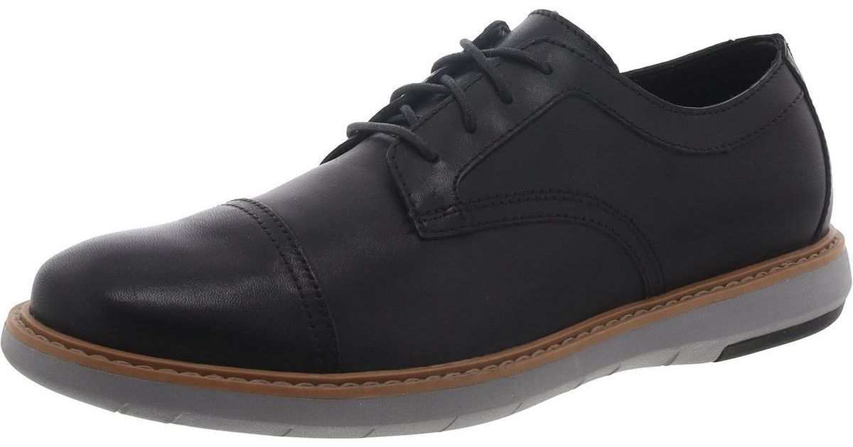Scarpe Oxford Clarks Lite Cap Uomo - Pelle, Comode E Leggere Per Tutti I Giorni - Foto 3