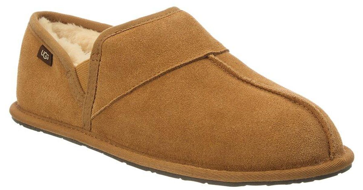 UGG Leisure Suede Slipper in Brown for Men | Lyst